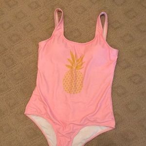 One-piece pineapple bathing suit
